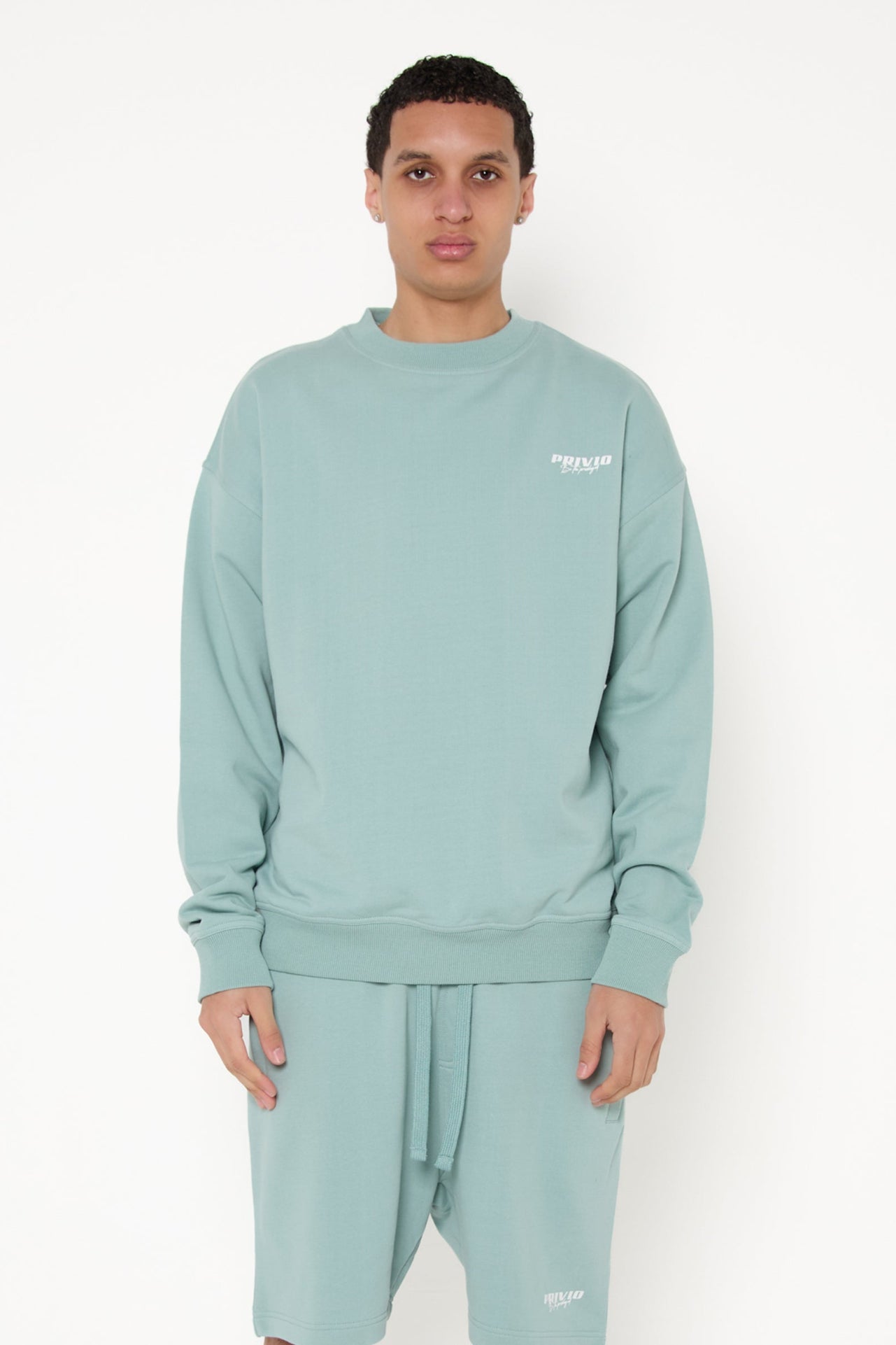 PRIVIO HEAVY LOGO SWEATER
