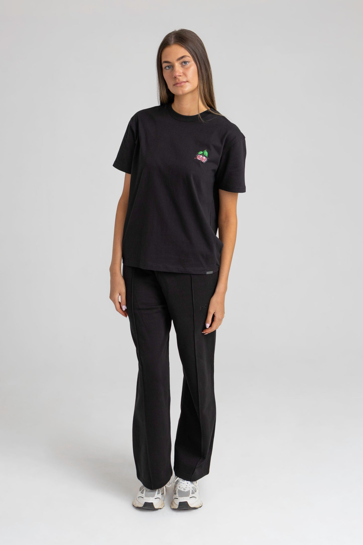 CHERRY PRINT OVERSIZED T-SHIRT