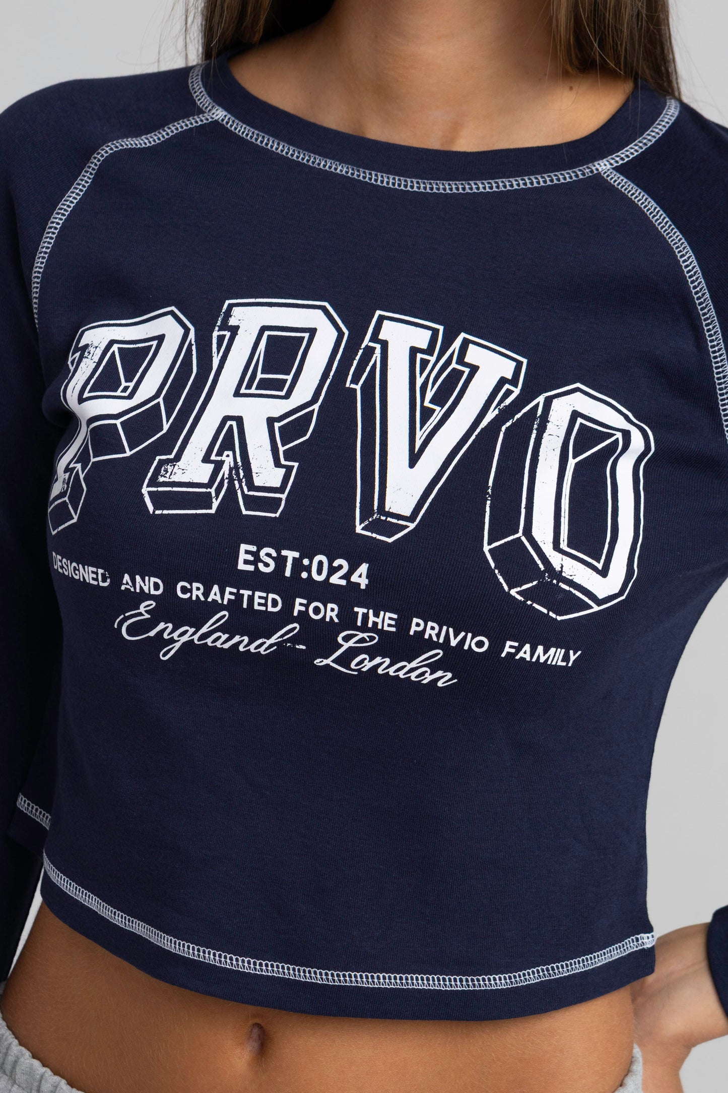 RIBBED LONG SLEEVE T-SHIRT