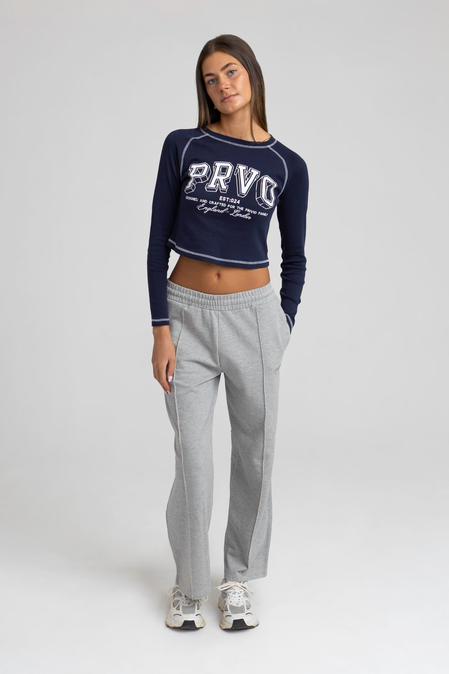 RIBBED LONG SLEEVE T-SHIRT