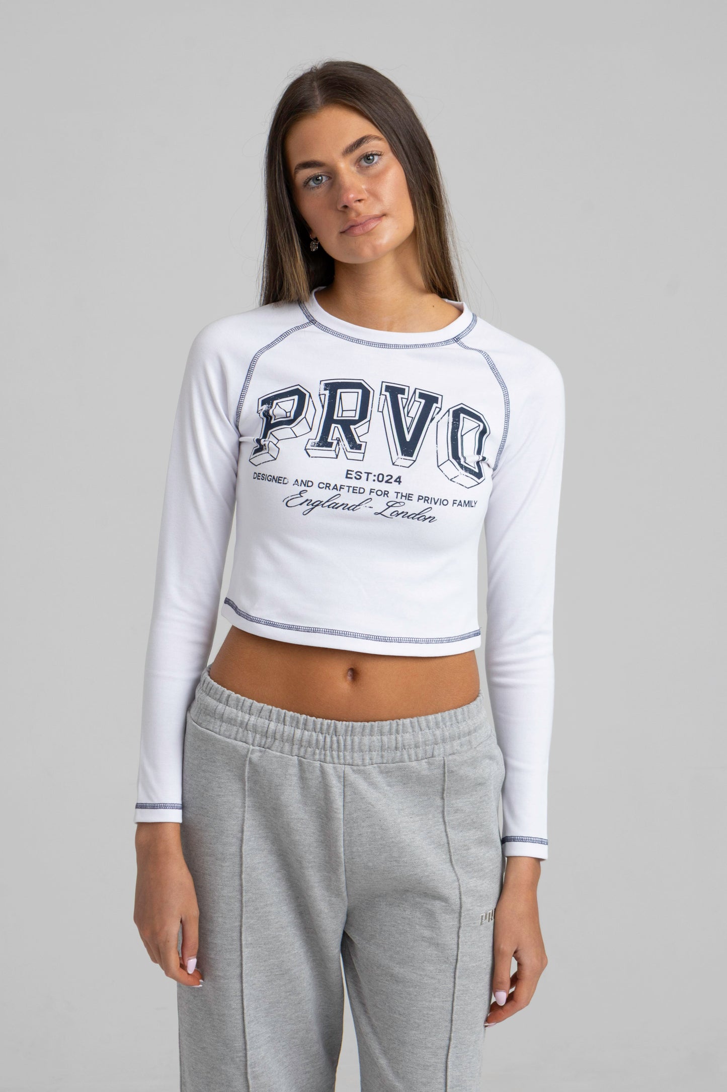 RIBBED LONG SLEEVE T-SHIRT