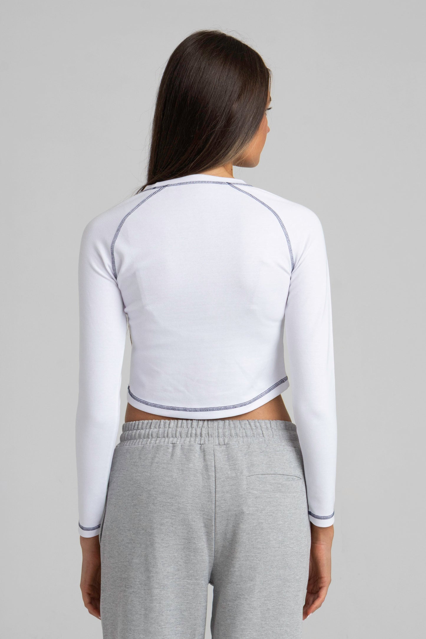 RIBBED LONG SLEEVE T-SHIRT