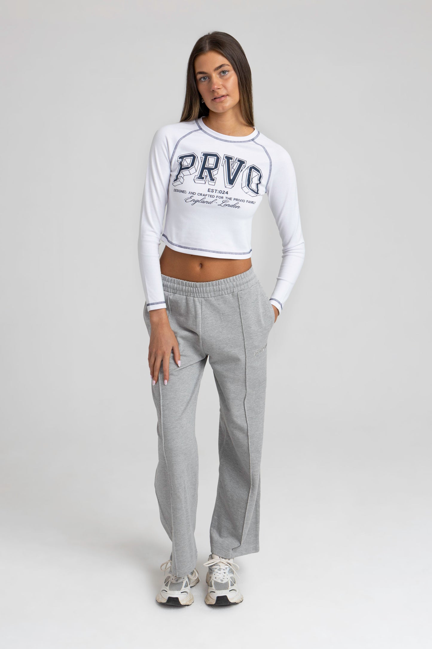 RIBBED LONG SLEEVE T-SHIRT