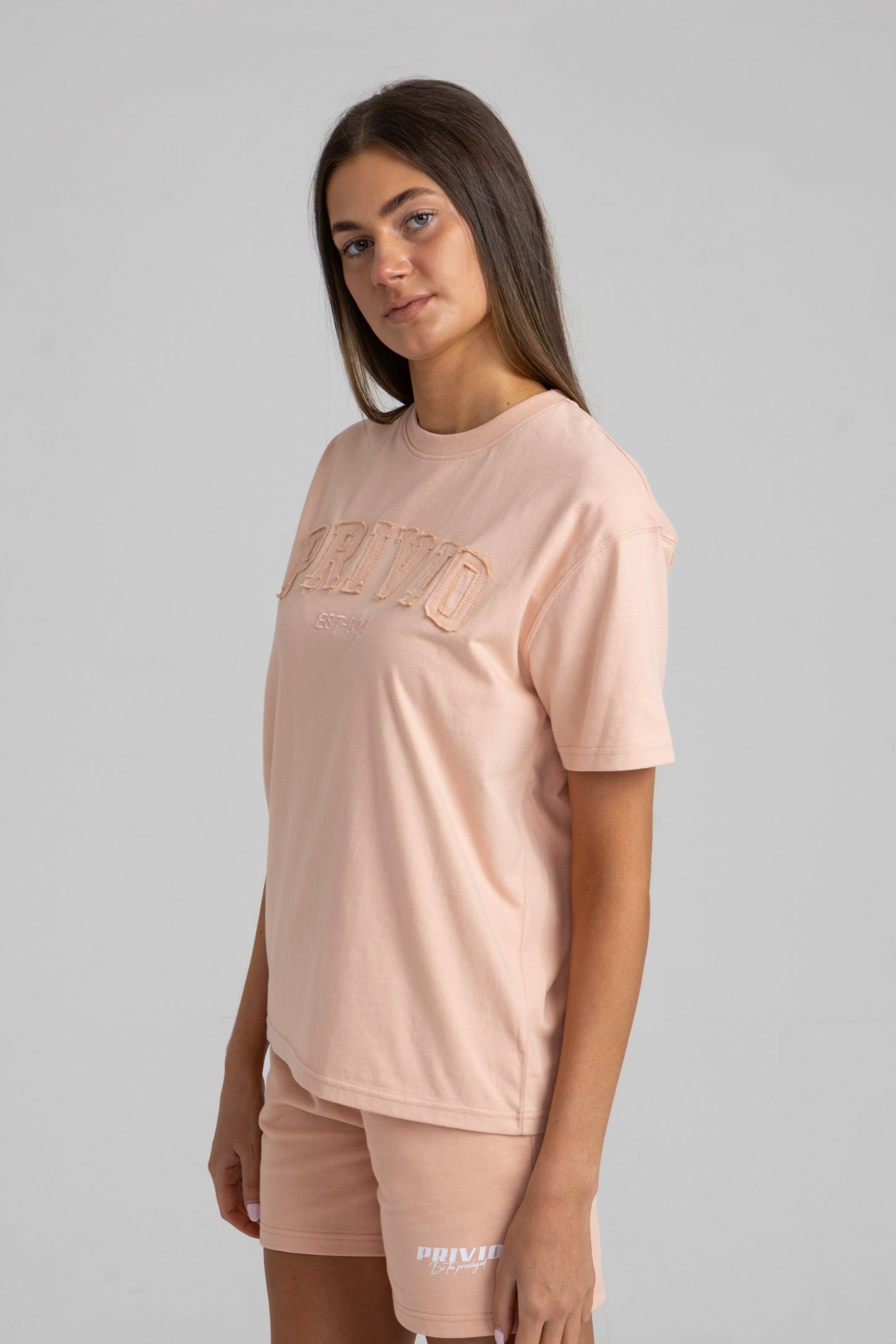 PRIVIO APPLIQUE OVERSIZED T-SHIRT