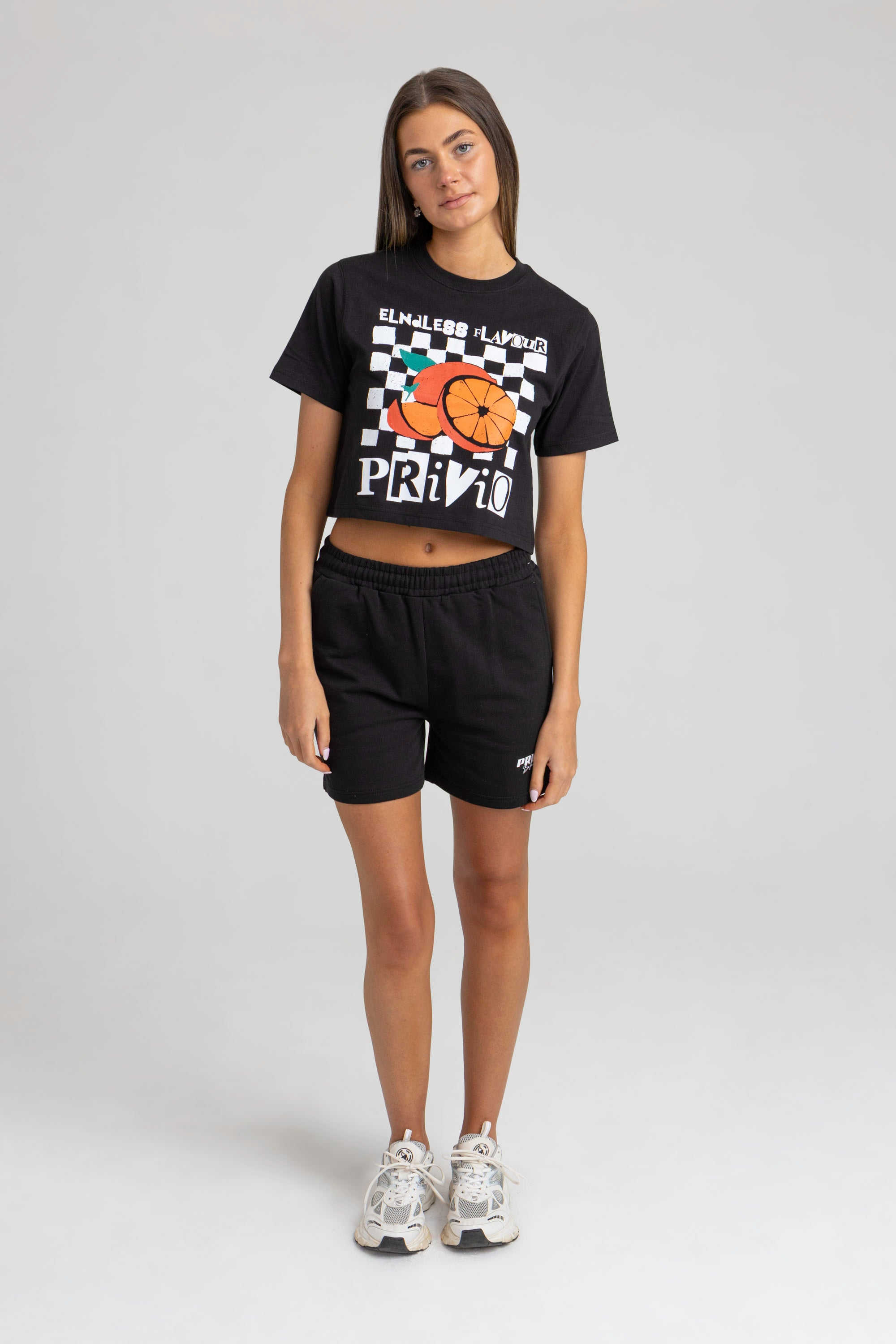 Endless Flavour Cropped T-Shirt - Black