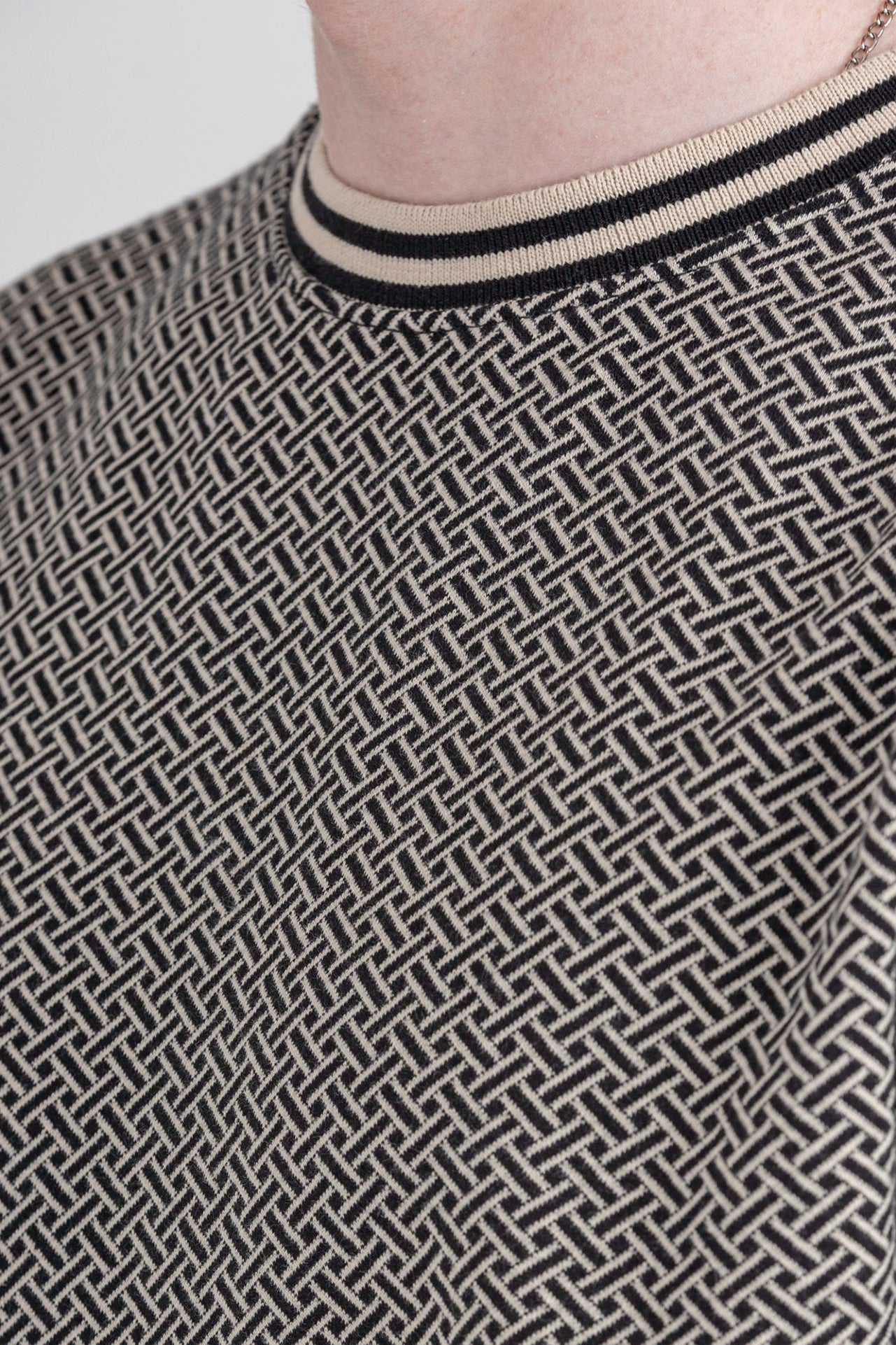 JACQUARD T SHIRT