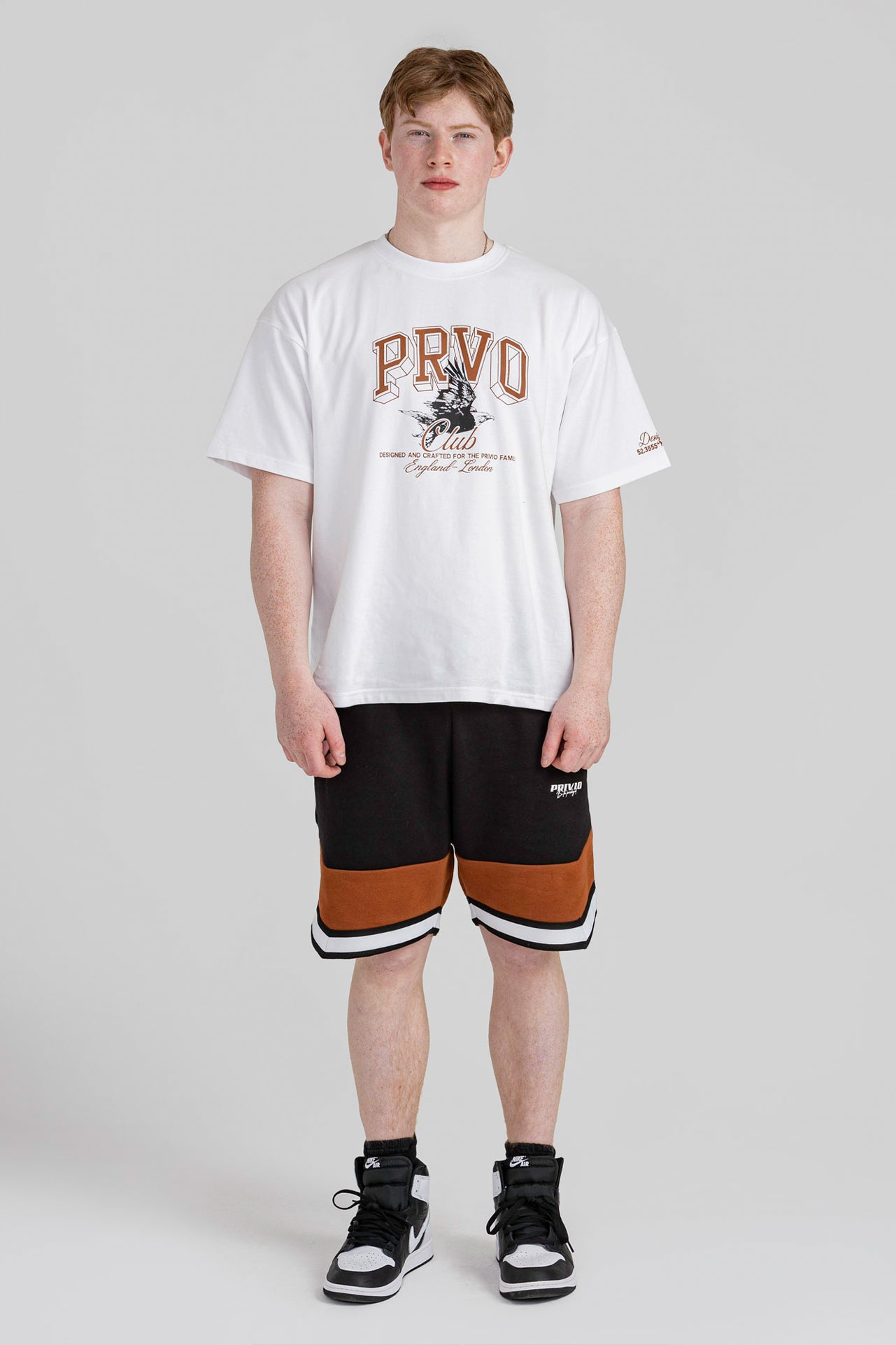 Relaxed Lightweight Graphic Cotton T-Shirt - White