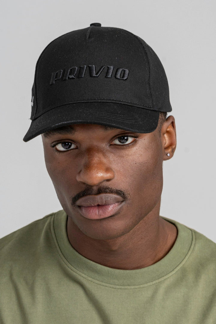PRIVIO BLACK LOGO CAP