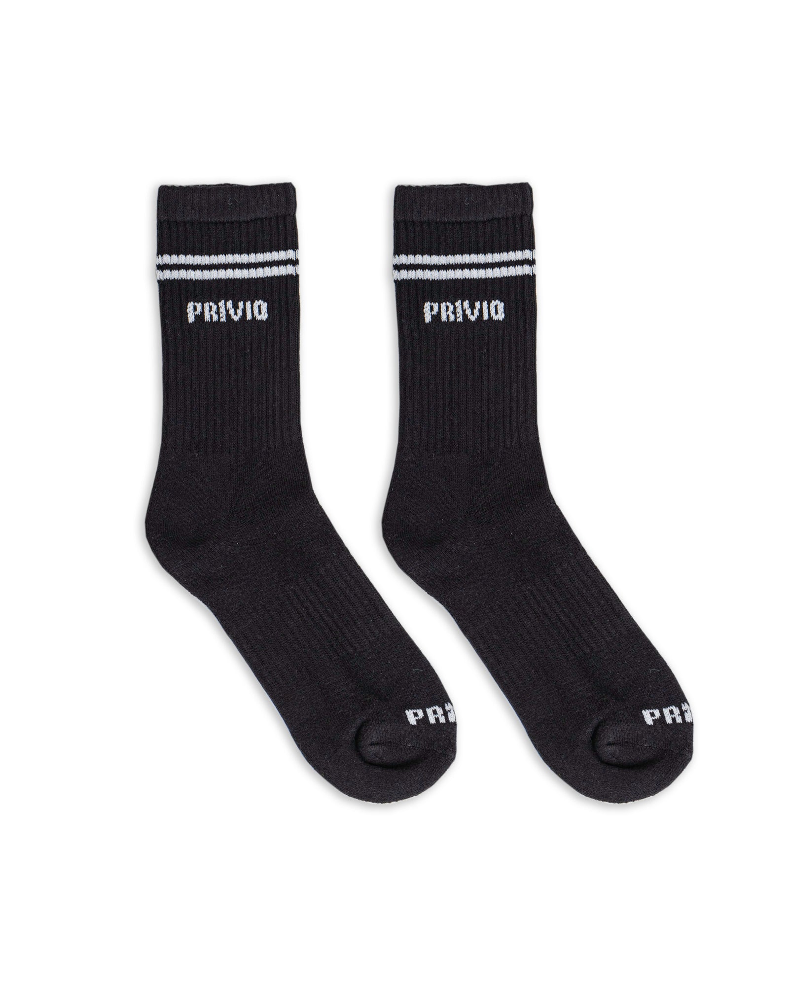PRIVIO STRIPE SPORTS SOCKS/PACK OF 2