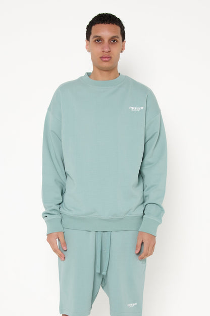PRIVIO HEAVY LOGO SWEATER