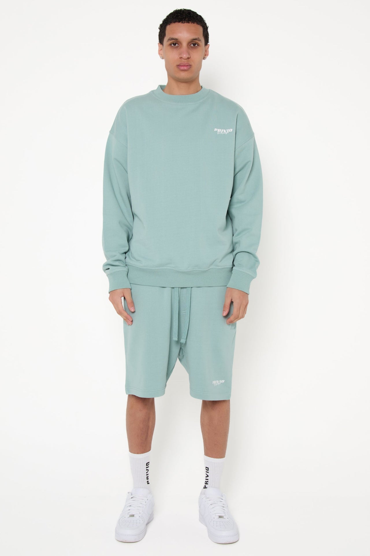 PRIVIO HEAVY LOGO SWEATER