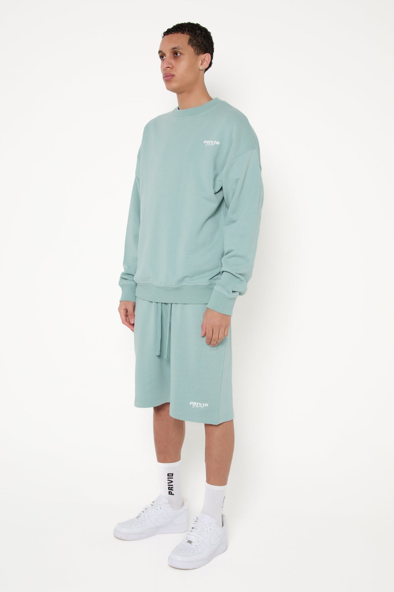 PRIVIO HEAVY LOGO SWEATER