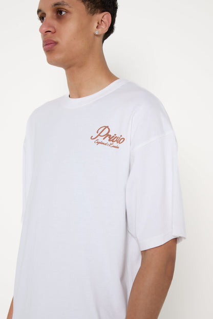 PRIVIO CIRCLE PRINT T-SHIRT