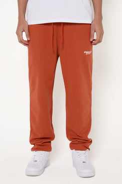 Straight Leg Trouser - Rusty Orange