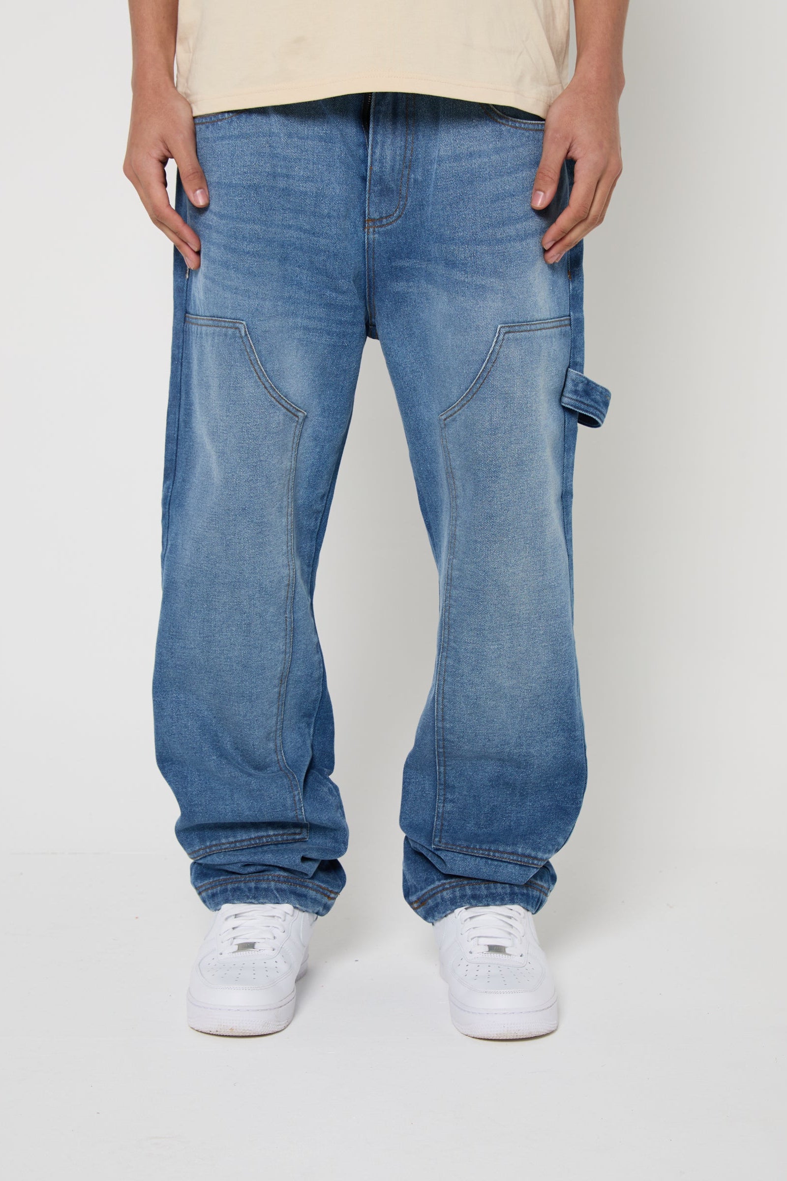 Rider Carpenter Loose-Fit Jeans - Blue