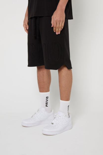 PRIVIO EMBROIDERY SHORTS