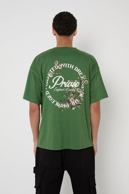 PRIVIO CIRCLE PRINT T-SHIRT