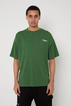 Relaxed Privio Logo Cotton T-Shirt - Green