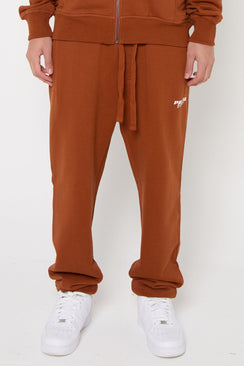 Straight Leg Trouser - Brown