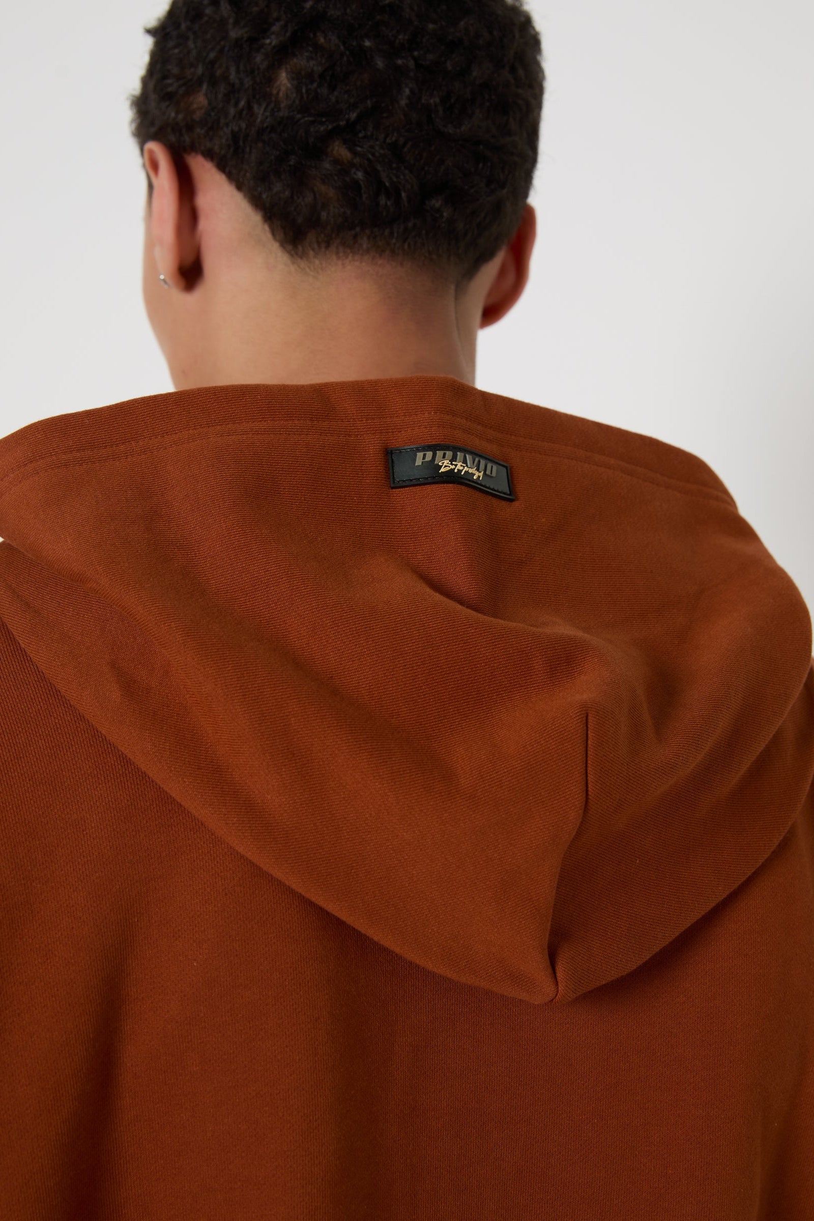 LOGO ZIP THROUGH HOODIE