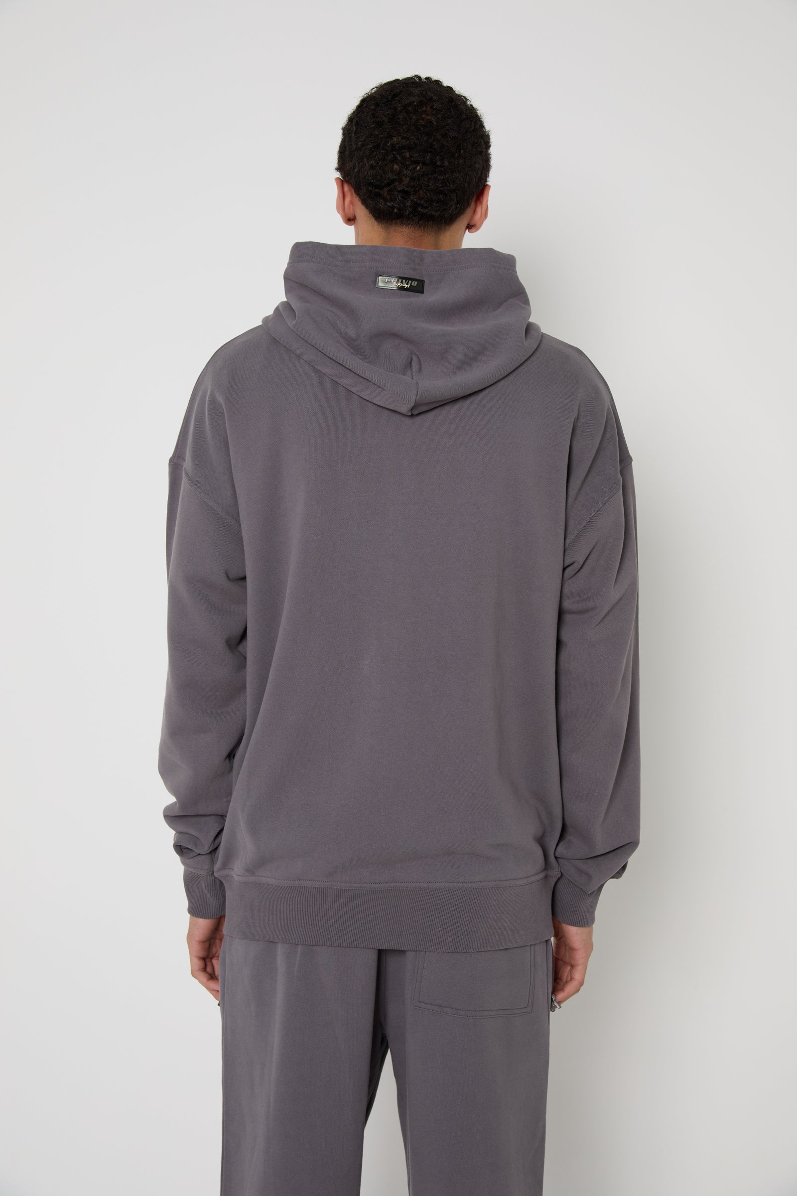 LOGO ZIP THROUGH HOODIE