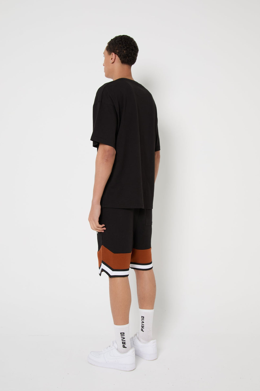 SPORT CONTRAST PANEL SHORTS