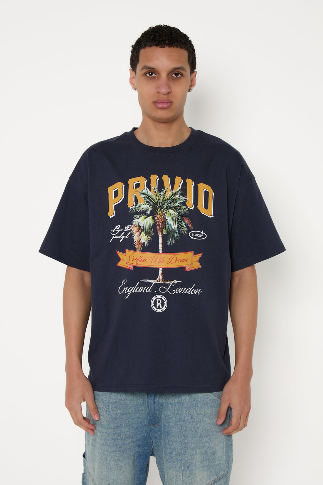 PRIVIO PALM TREE T-SHIRT