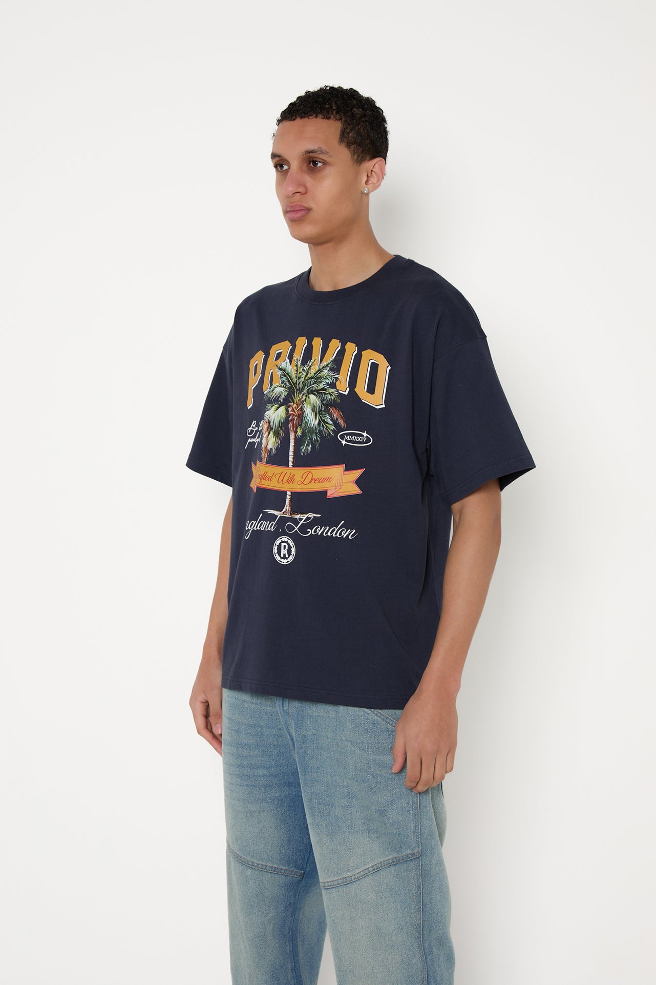 PRIVIO PALM TREE T-SHIRT