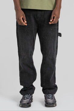 Rider Carpenter Loose-Fit Jeans - Black