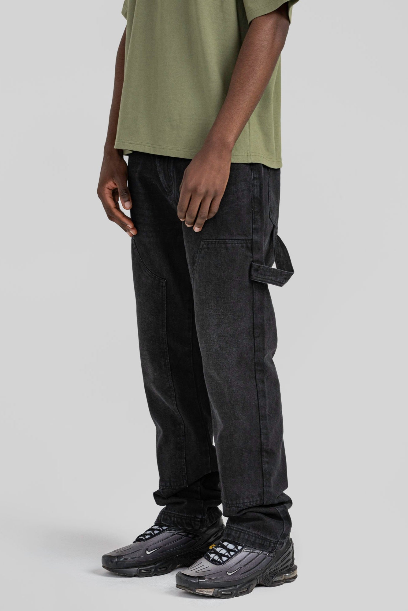 Rider Carpenter Loose-Fit Jeans - Black