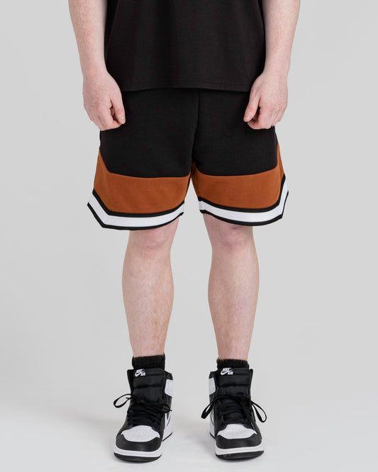 SPORT CONTRAST PANEL SHORTS