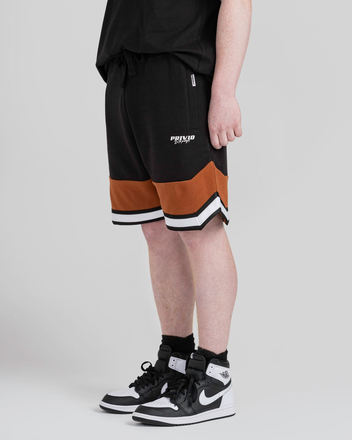 SPORT CONTRAST PANEL SHORTS