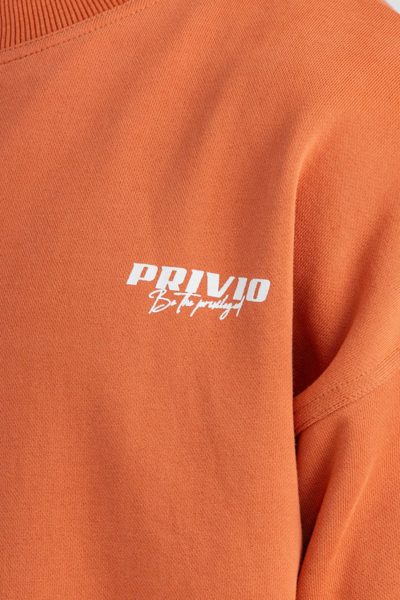 PRIVIO HEAVY LOGO SWEATER