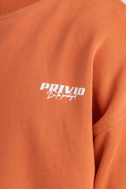 PRIVIO HEAVY LOGO SWEATER