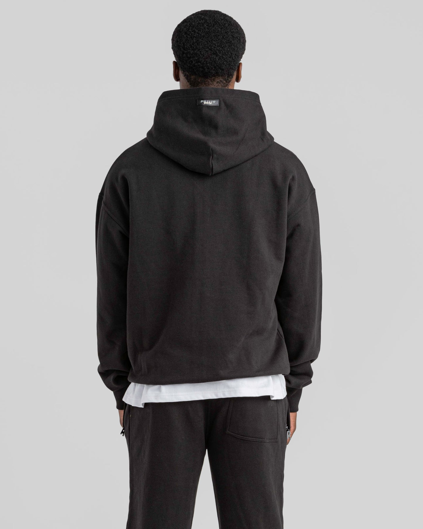 LOGO ZIP THROUGH HOODIE