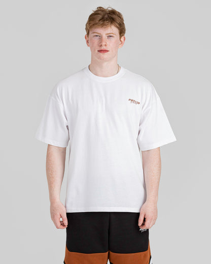 PRIVIO LOGO T SHIRT WITH CUT AND SEW PANEL