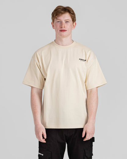 PRIVIO LOGO T SHIRT WITH CUT AND SEW PANEL