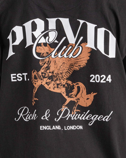 RICH AND PRIVILEGED T SHIRT