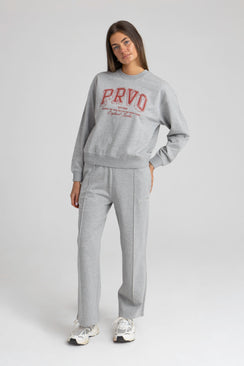 Washed Cotton Sweatshirt - Grey