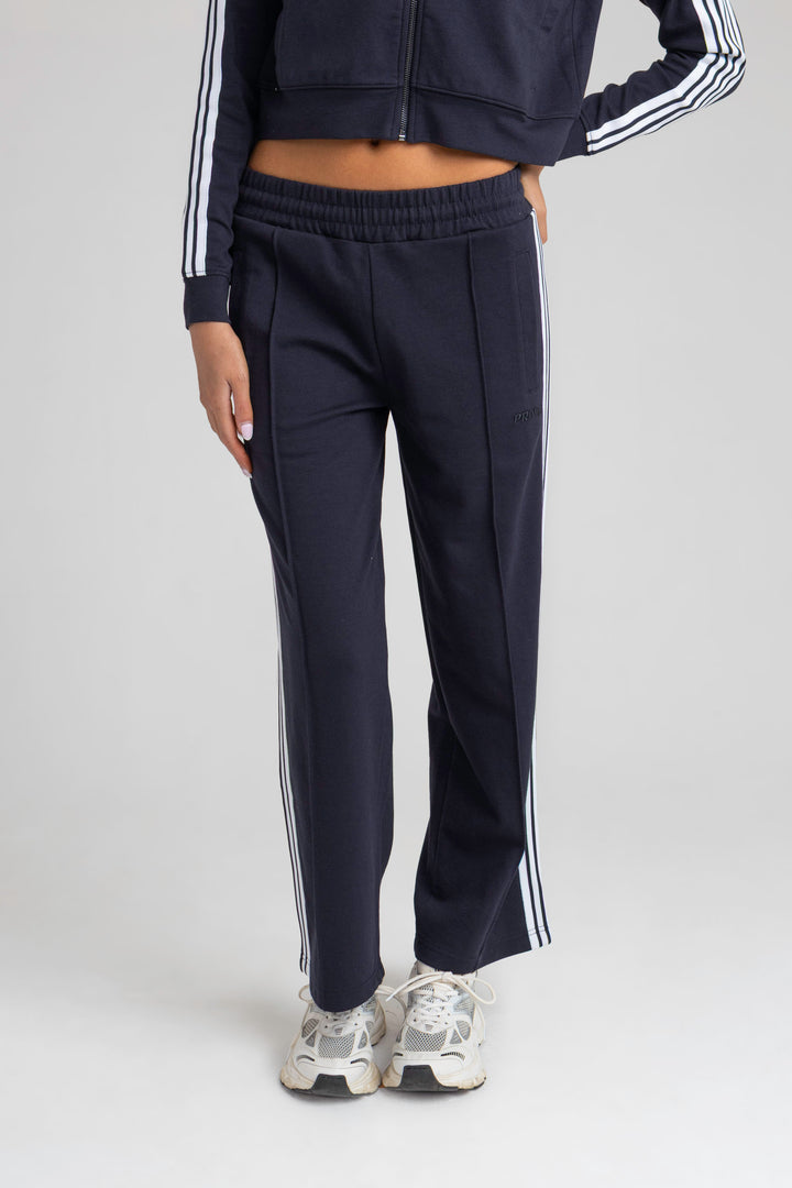 SIDE STRIPE WIDE LEG TRACK PANT