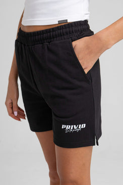 Elasticated Shorts - Black