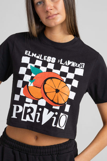 ENDLESS FLAVOUR CROPPED T-SHIRT