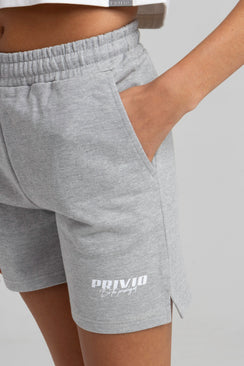 Elasticated Shorts - Grey