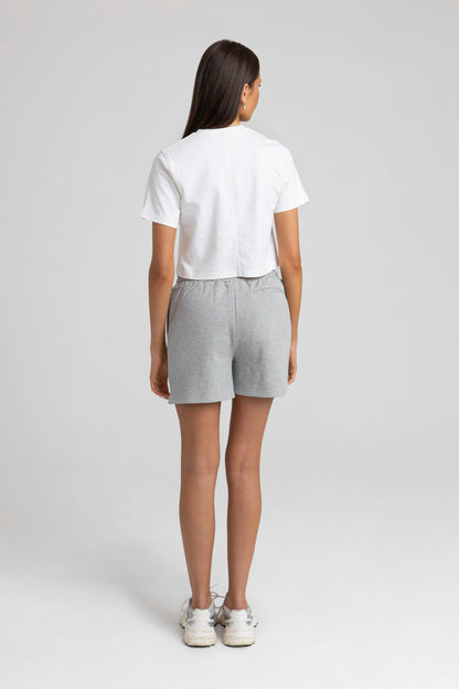 PRIVIO TROPICAL CROPPED T-SHIRT