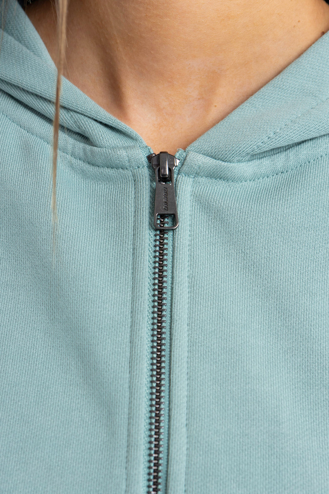 TROPICAL ZIP THROUGH CROPPED HOODIE