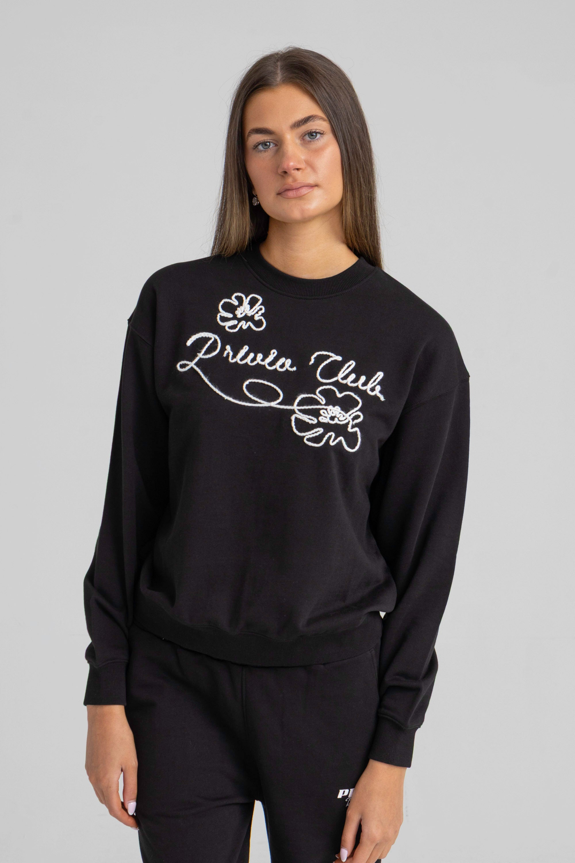 ROPE EMBRODIERY SWEATSHIRT