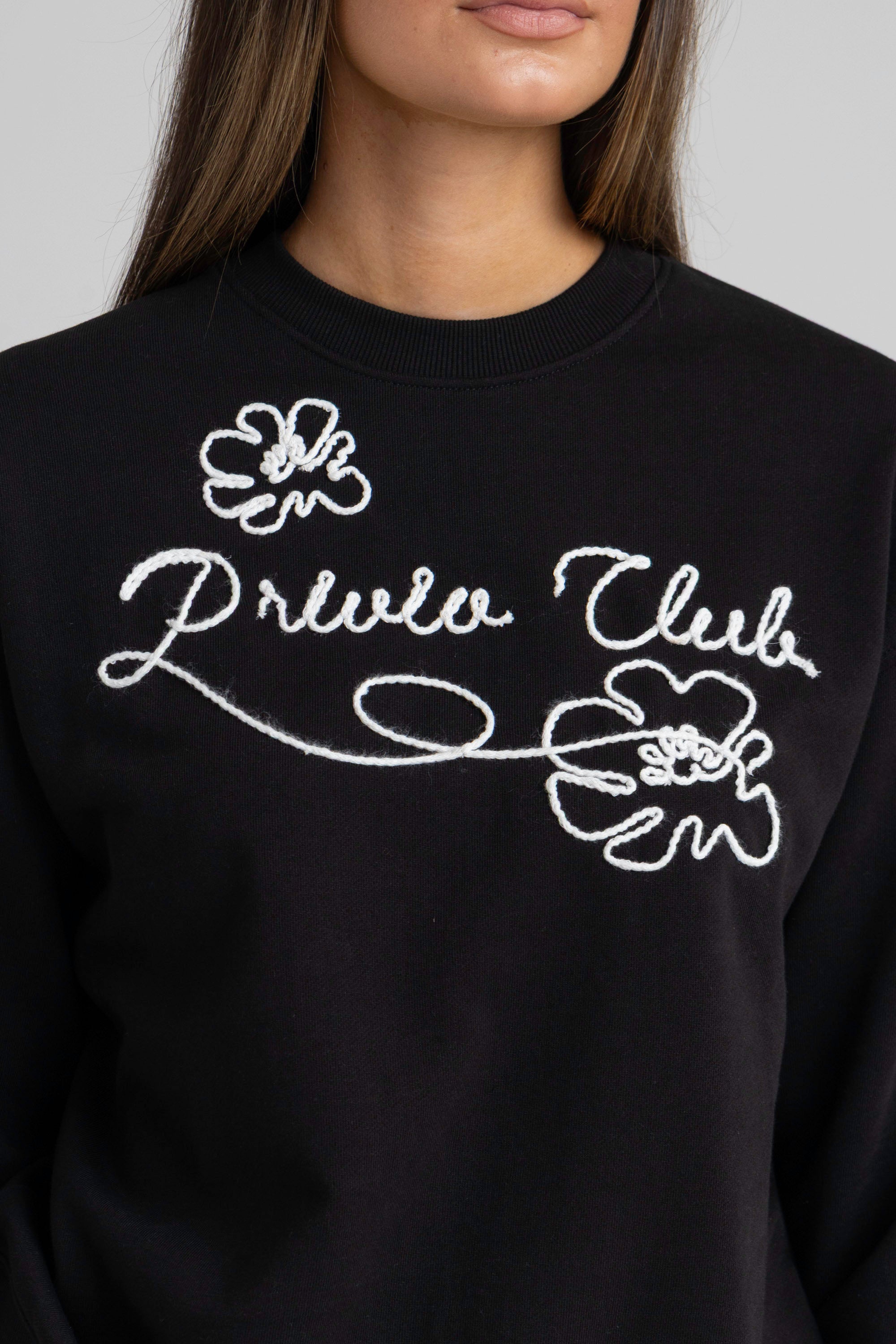ROPE EMBRODIERY SWEATSHIRT