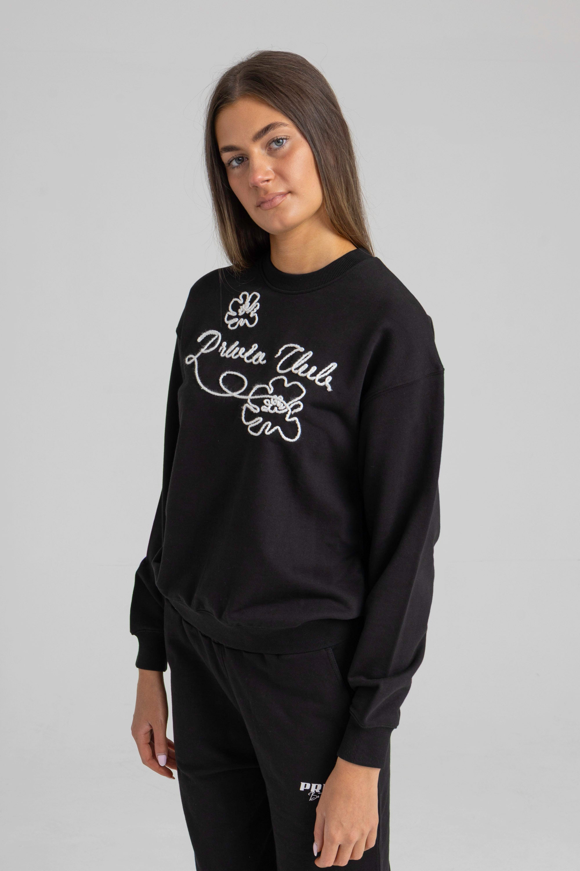 ROPE EMBRODIERY SWEATSHIRT