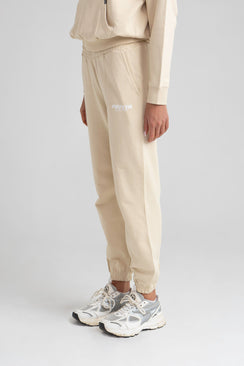 Privio Elasticated Joggers - Beige