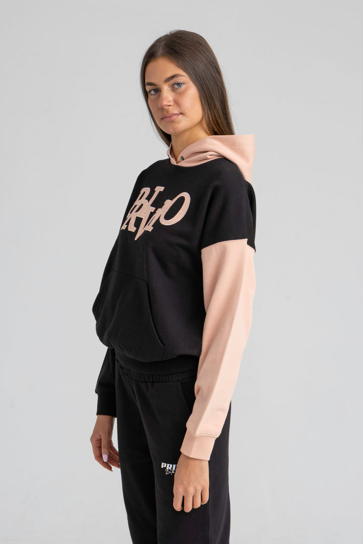 PRIVIO CONTRAST SLEEVE HOODY